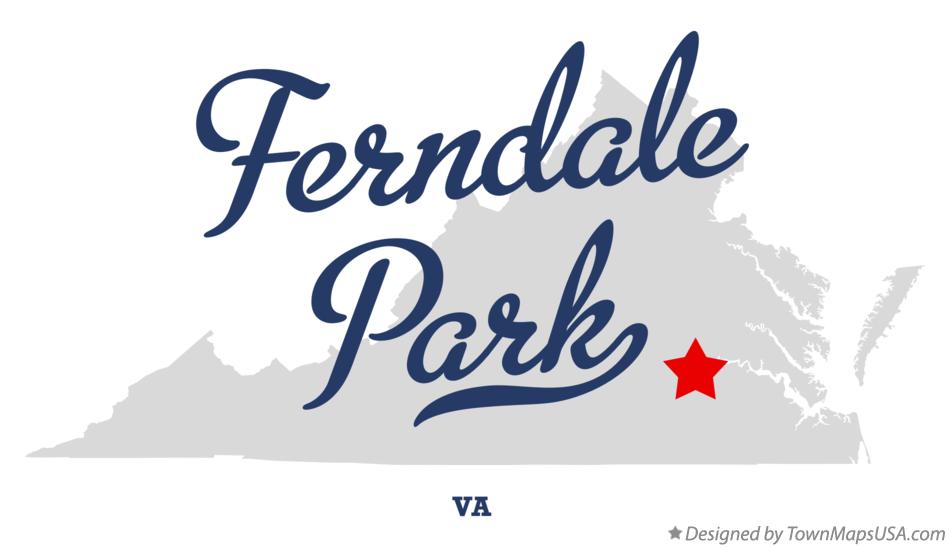 Map of Ferndale Park Virginia VA
