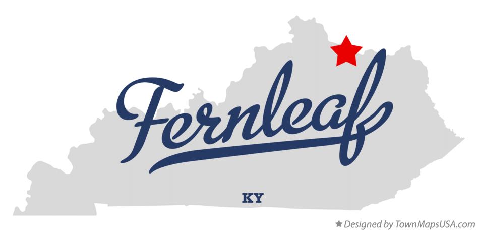 Map of Fernleaf Kentucky KY