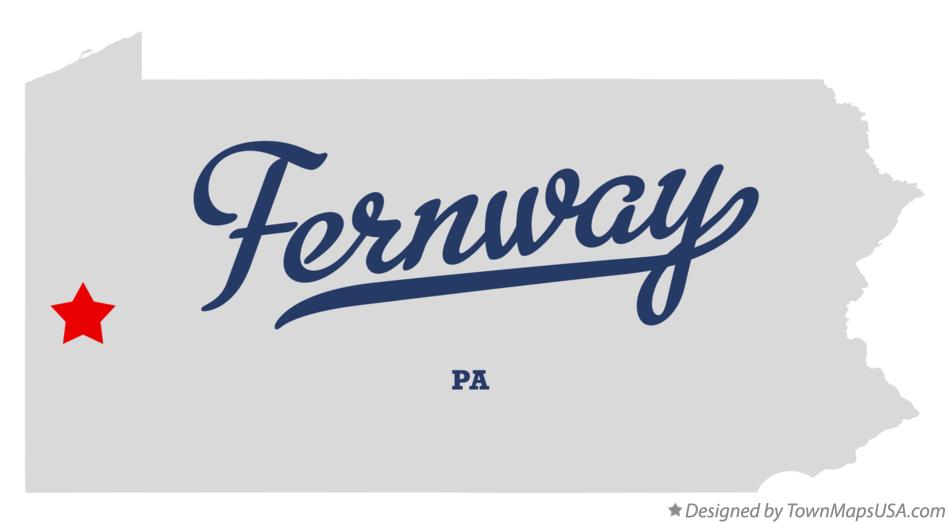 Map of Fernway Pennsylvania PA