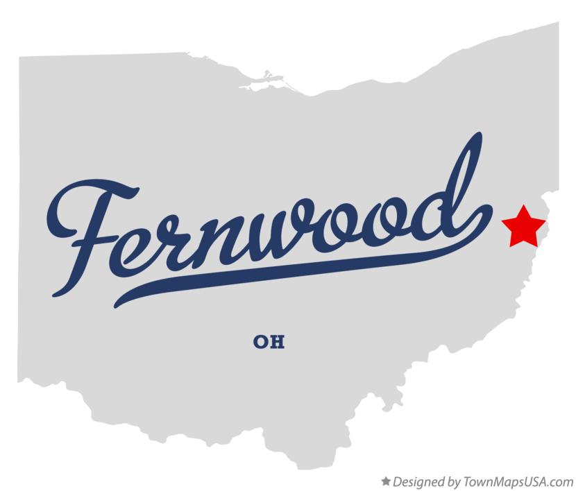 Map of Fernwood Ohio OH