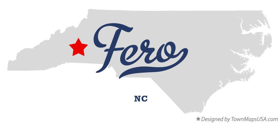 Map of Fero North Carolina NC