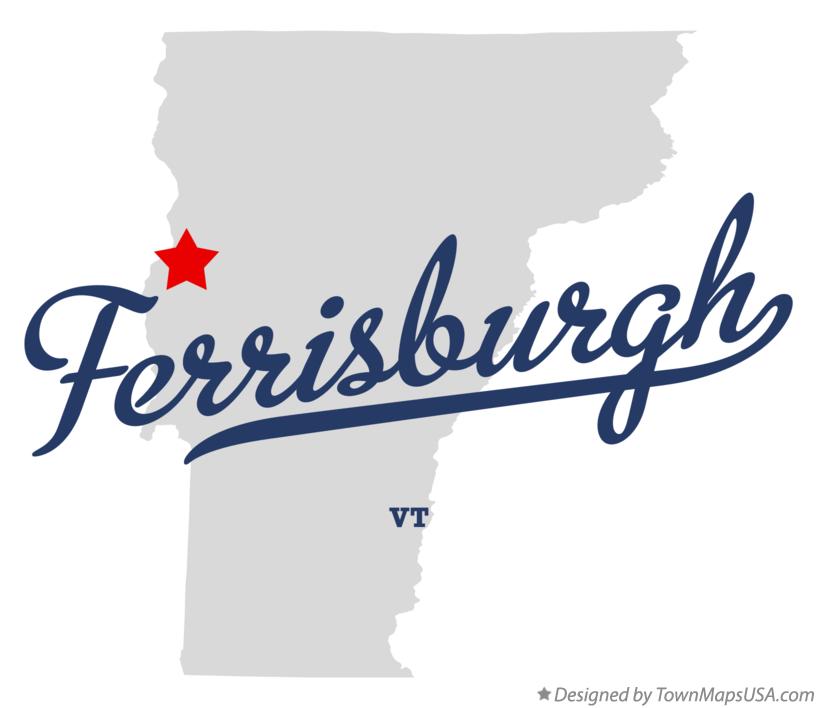Map of Ferrisburgh Vermont VT