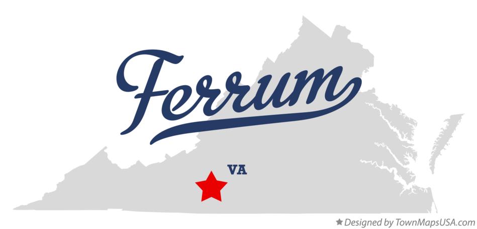 Map of Ferrum Virginia VA