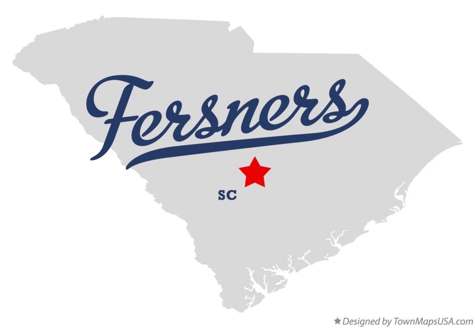 Map of Fersners South Carolina SC