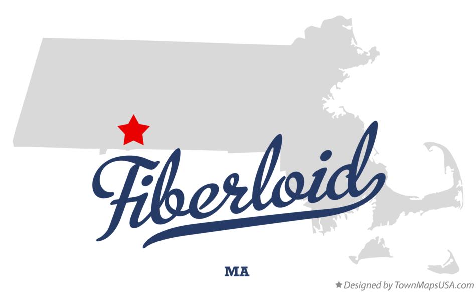 Map of Fiberloid Massachusetts MA