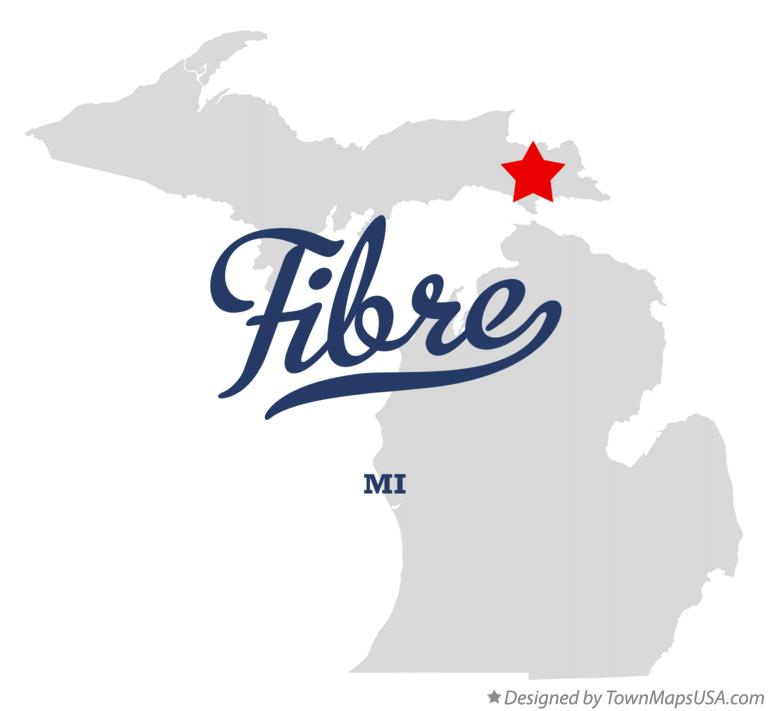 Map of Fibre Michigan MI