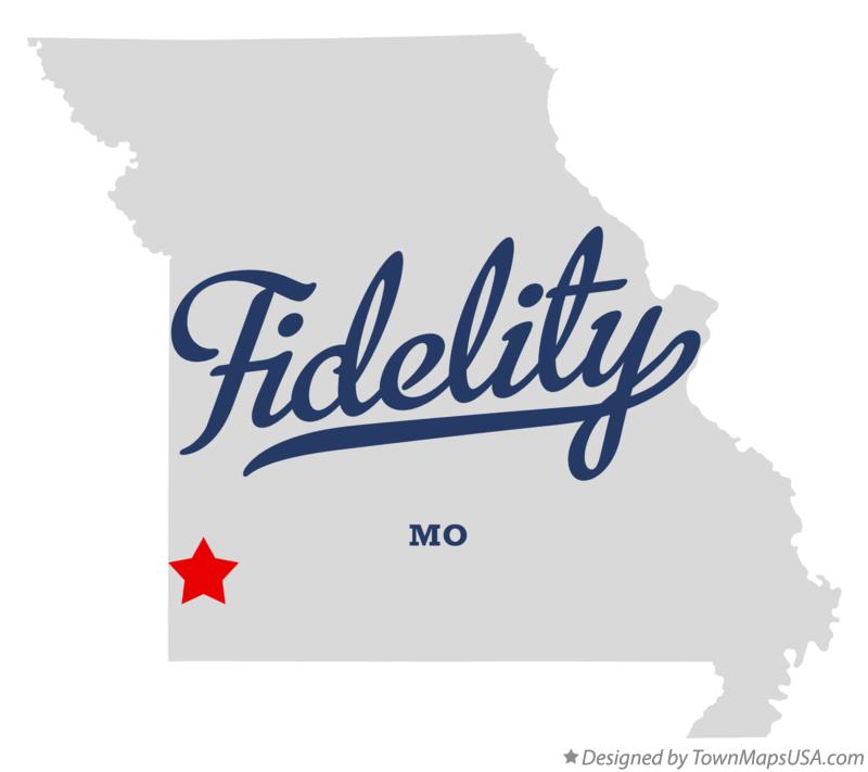 Map of Fidelity Missouri MO