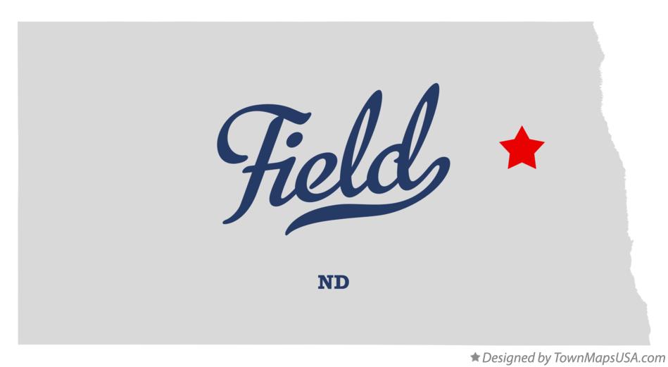 Map of Field North Dakota ND