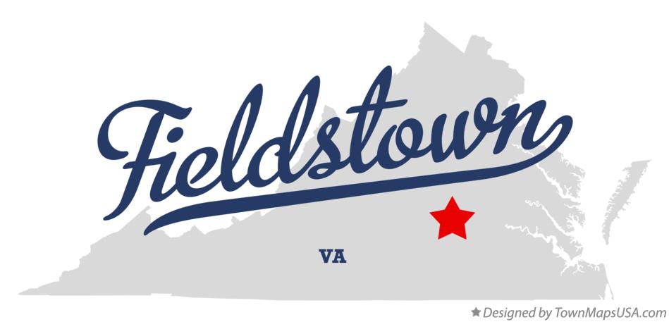 Map of Fieldstown Virginia VA