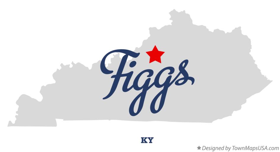 Map of Figgs Kentucky KY
