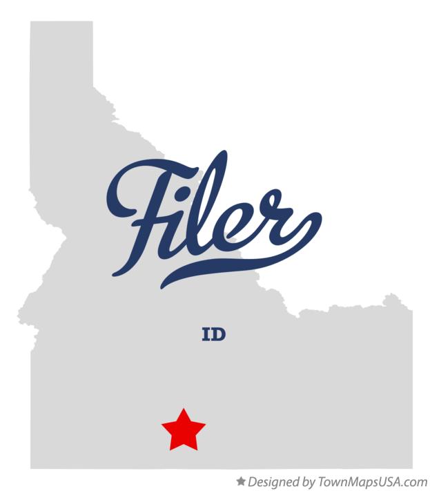 Map of Filer Idaho ID