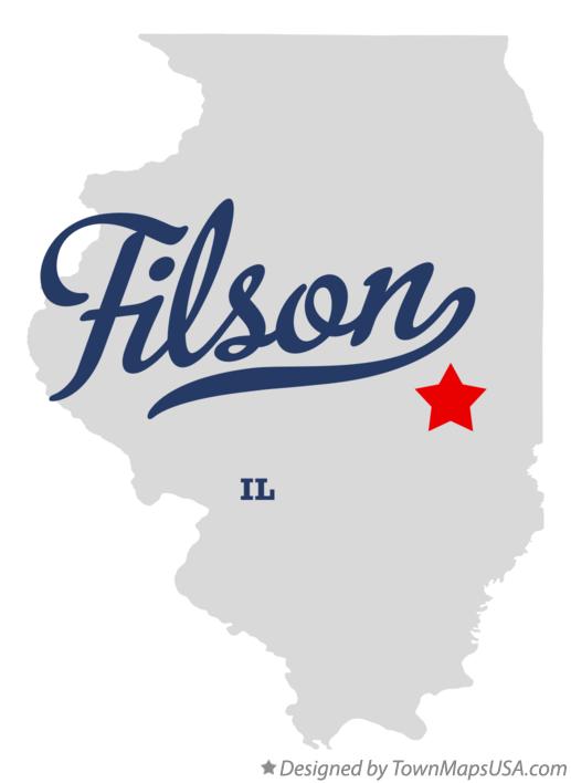 Map of Filson Illinois IL