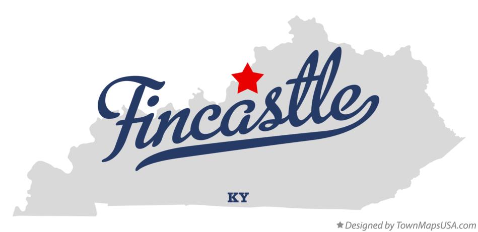 Map of Fincastle Kentucky KY