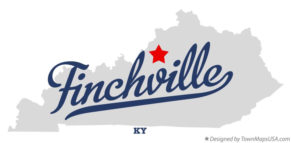 Map of Finchville Kentucky KY