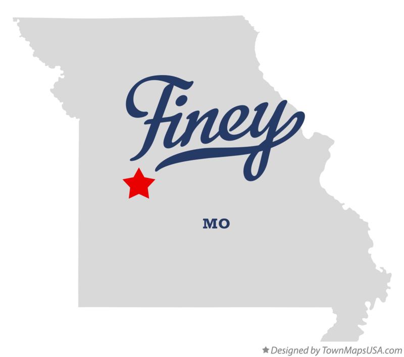 Map of Finey Missouri MO