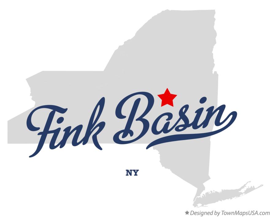 Map of Fink Basin New York NY