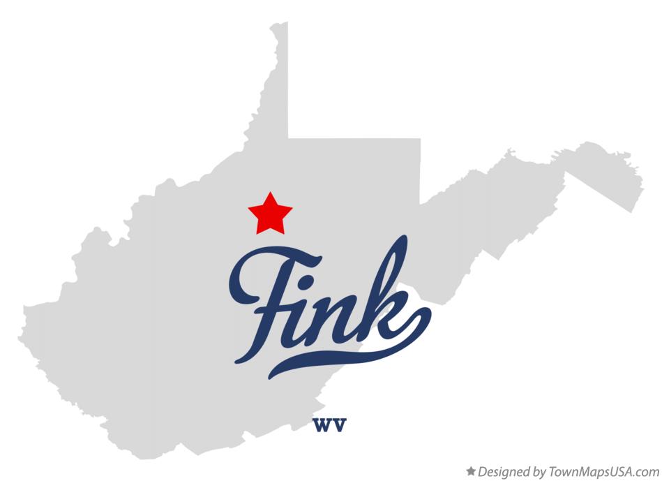 Map of Fink West Virginia WV