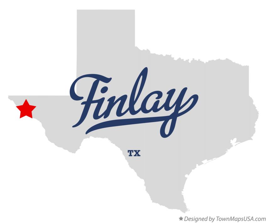 Map of Finlay Texas TX