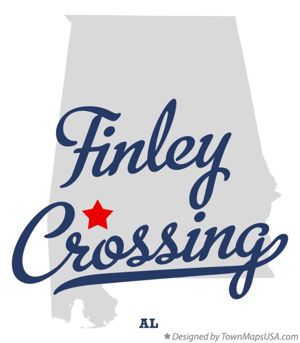 Map of Finley Crossing Alabama AL