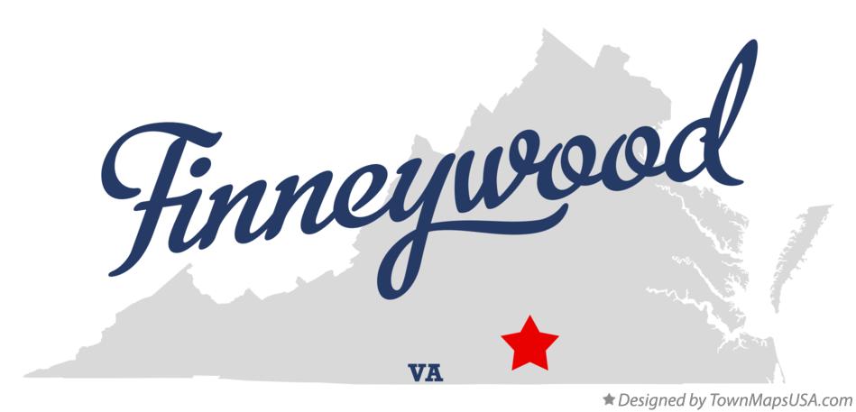 Map of Finneywood Virginia VA