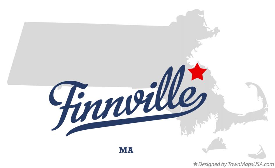 Map of Finnville Massachusetts MA