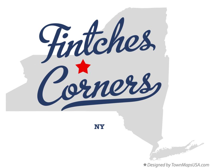 Map of Fintches Corners New York NY