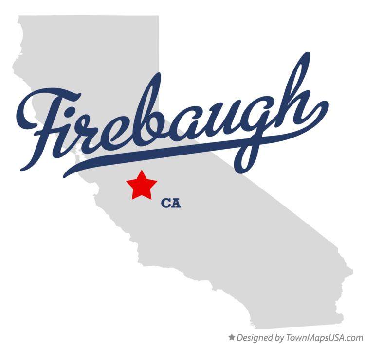 Map of Firebaugh California CA