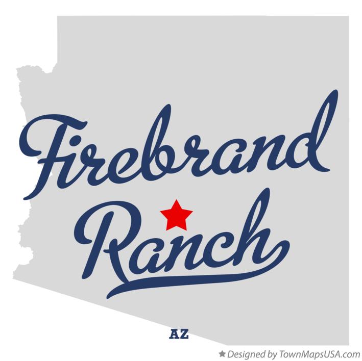 Map of Firebrand Ranch Arizona AZ