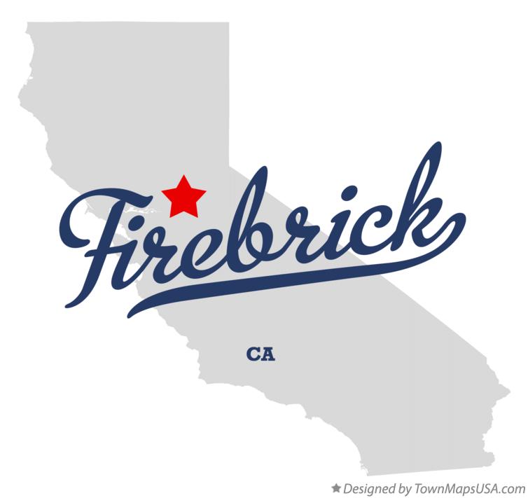 Map of Firebrick California CA