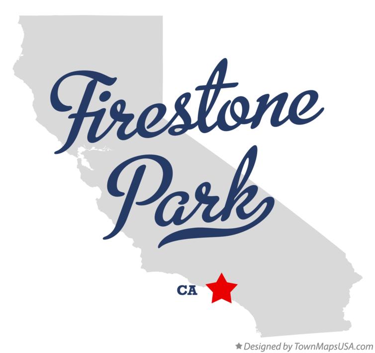 Map of Firestone Park California CA
