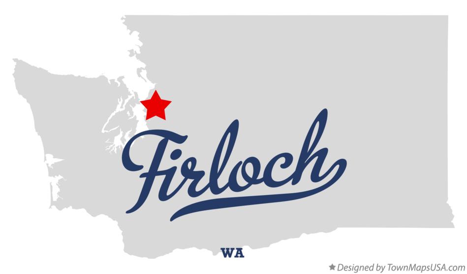 Map of Firloch Washington WA