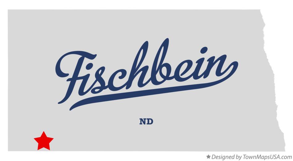 Map of Fischbein North Dakota ND
