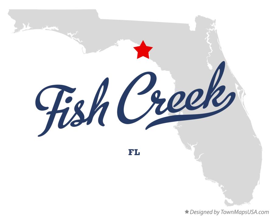 Map of Fish Creek Florida FL