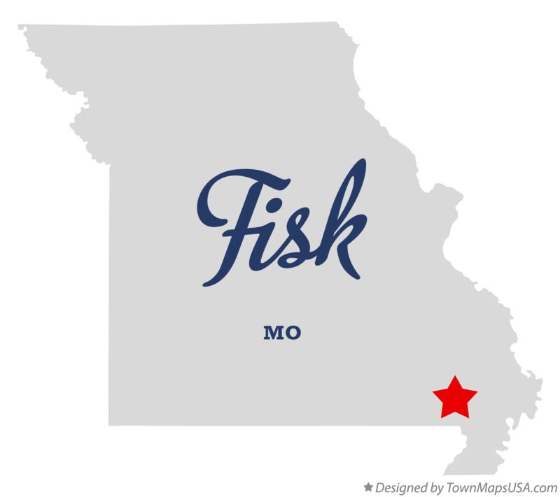 Map of Fisk Missouri MO