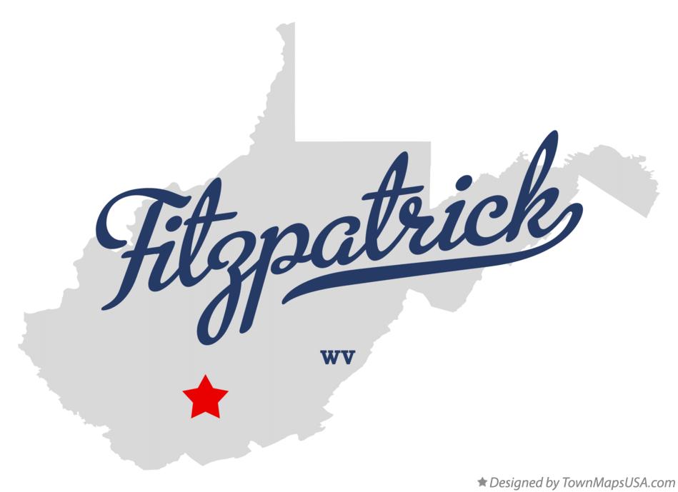 Map of Fitzpatrick West Virginia WV