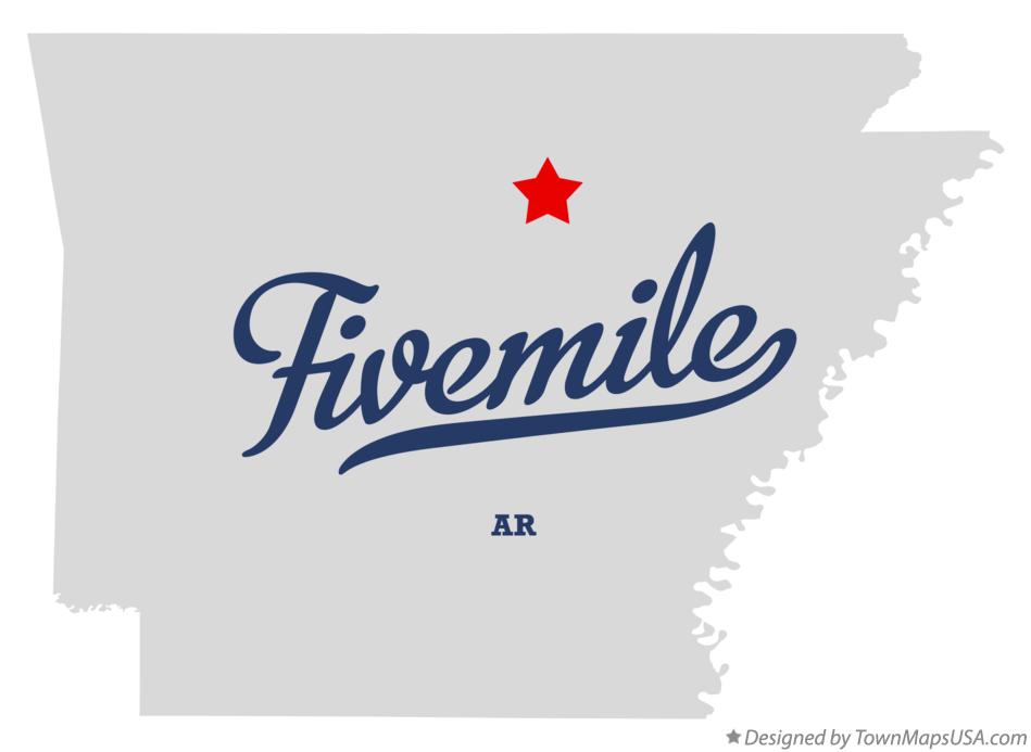 Map of Fivemile Arkansas AR