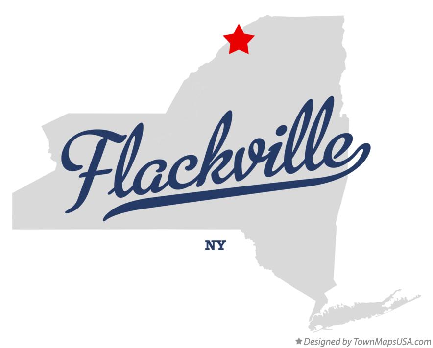 Map of Flackville New York NY
