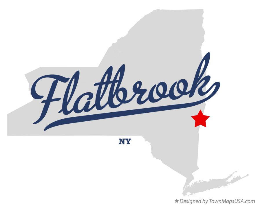 Map of Flatbrook New York NY