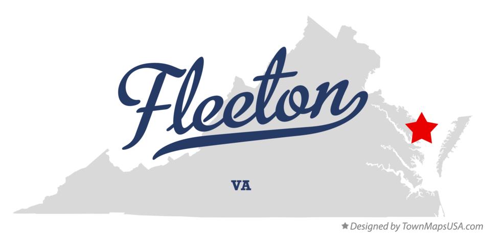 Map of Fleeton Virginia VA