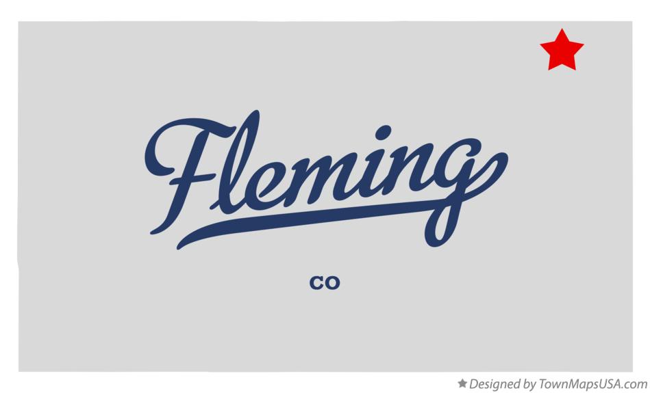 Map of Fleming Colorado CO
