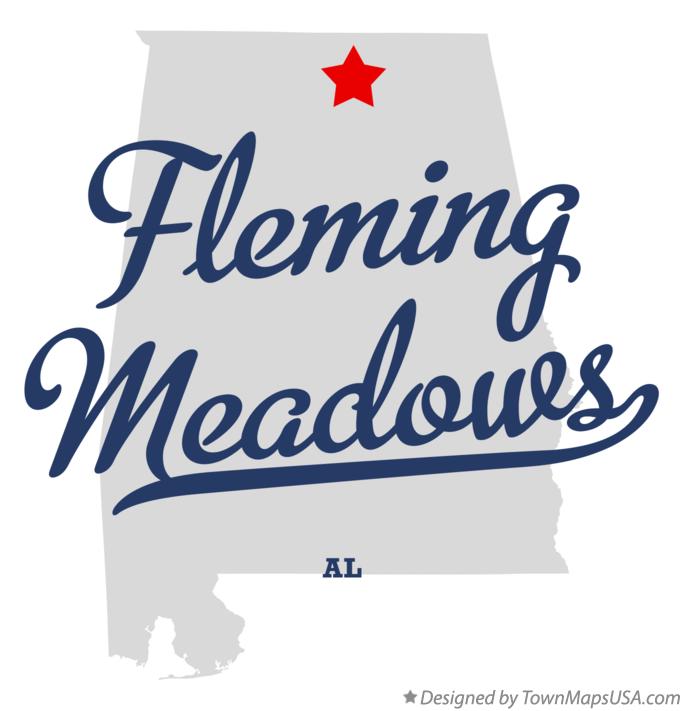 Map of Fleming Meadows Alabama AL