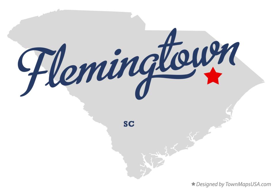 Map of Flemingtown South Carolina SC