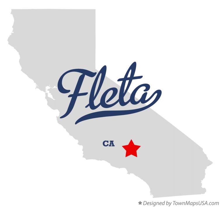 Map of Fleta California CA