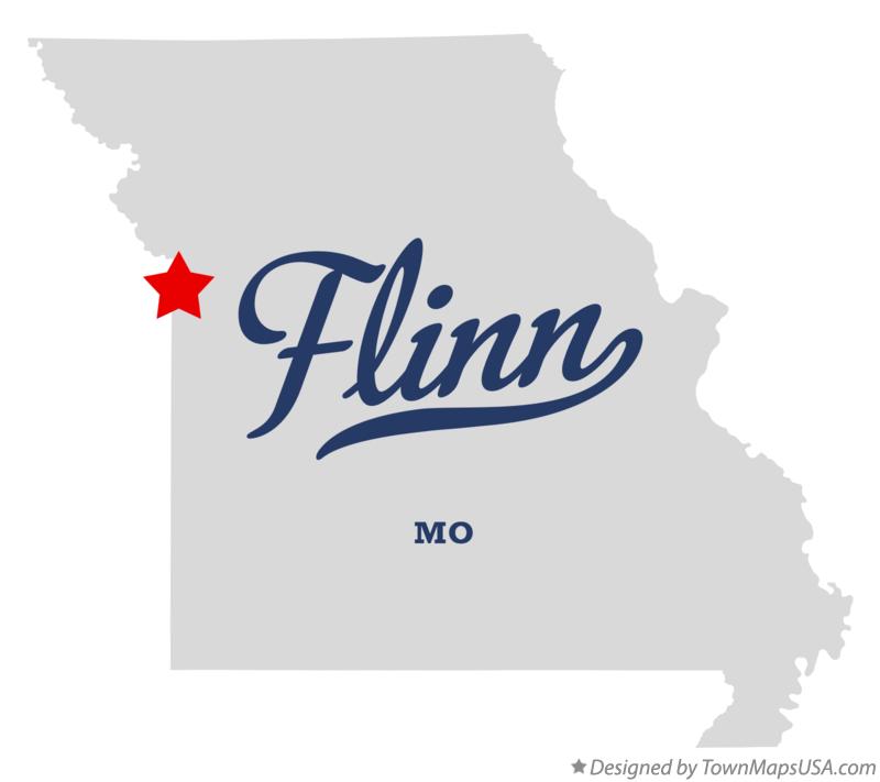 Map of Flinn Missouri MO