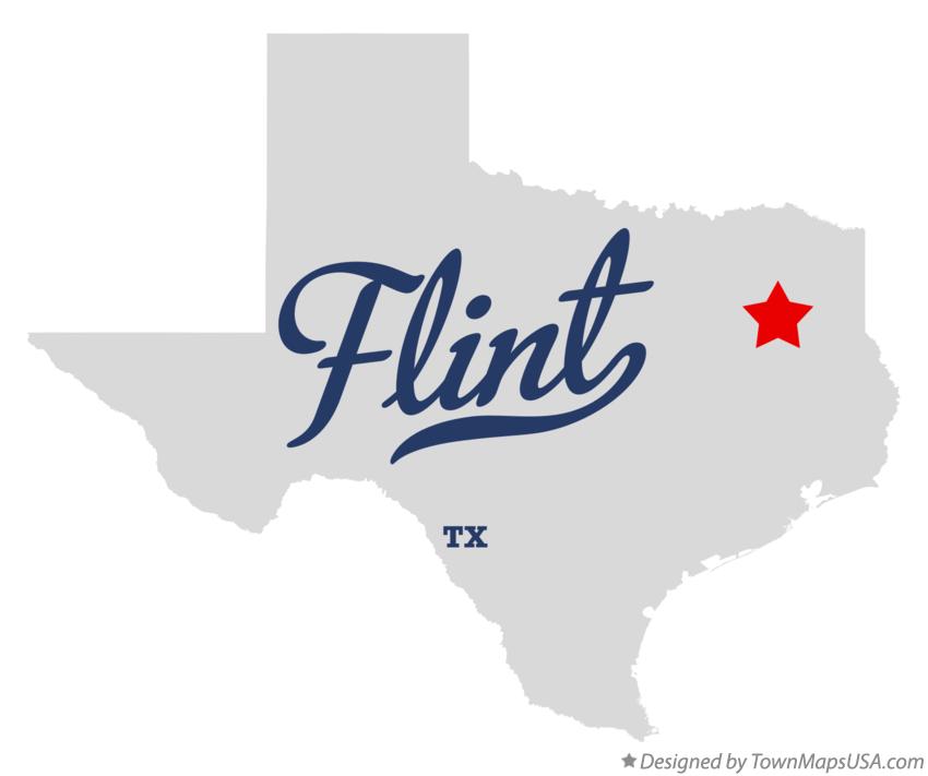 Map of Flint Texas TX