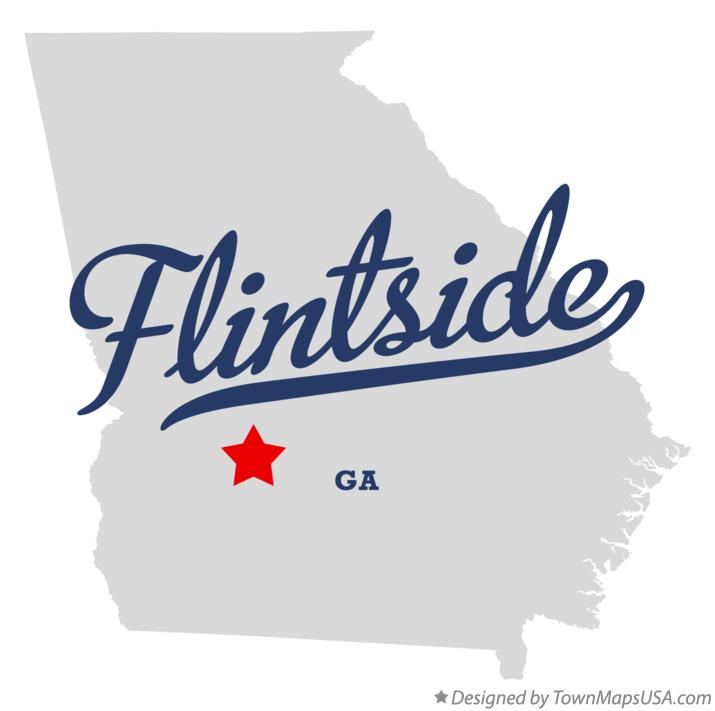 Map of Flintside Georgia GA