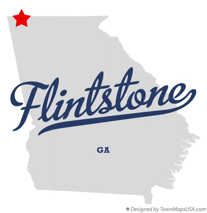Map of Flintstone Georgia GA