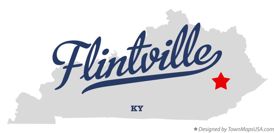 Map of Flintville Kentucky KY