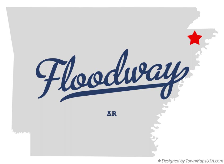 Map of Floodway Arkansas AR