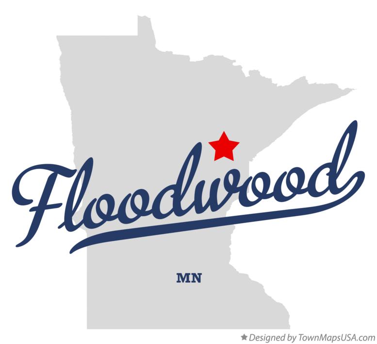 Map of Floodwood Minnesota MN